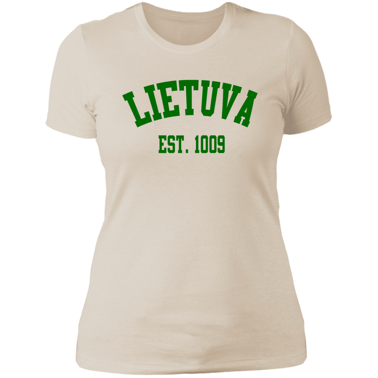 Lietuva Est. 1009 - Women's Next Level Boyfriend Tee