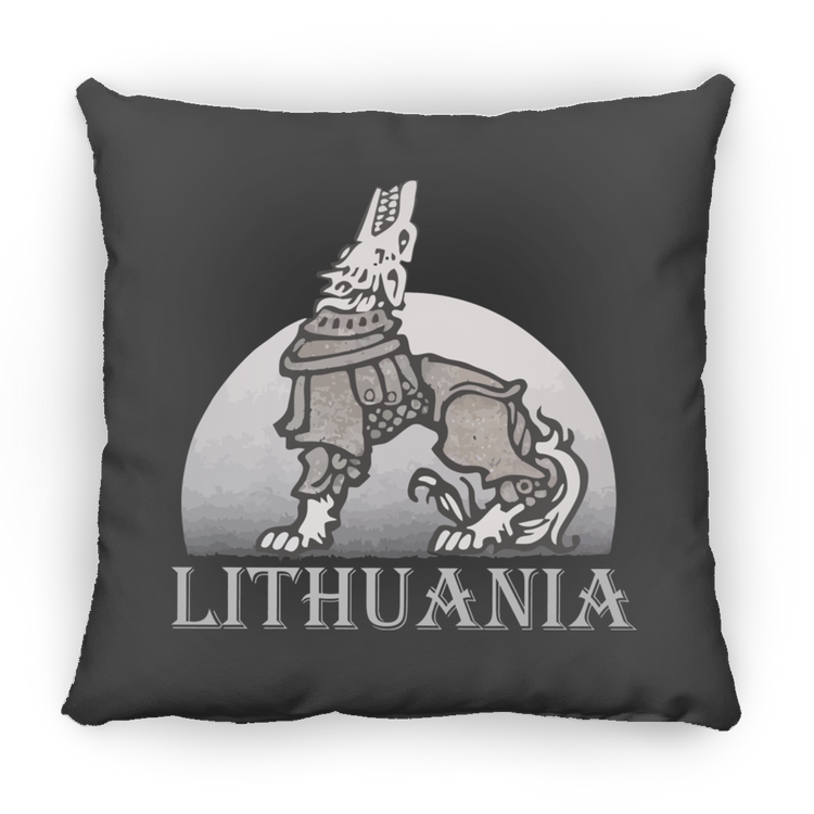 Iron Wolf Lithuania - Large Square Pillow
