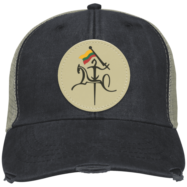Vytis With Lithuanian Flag Distressed Ollie Cap - Circle Patch