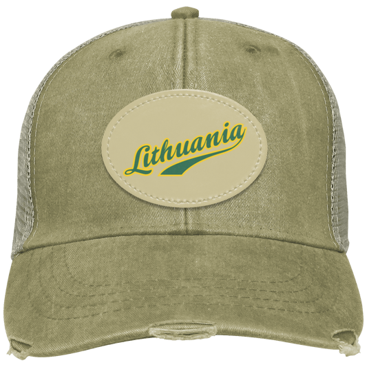 Lithuania Distressed Ollie Cap - Oval Patch