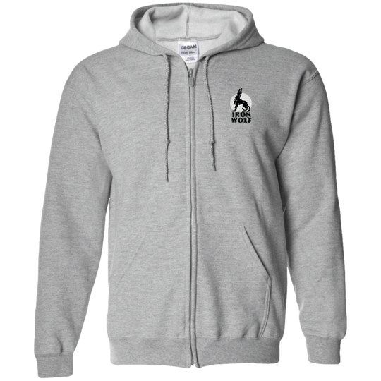 Iron Wolf LT - Men's Basic Full-Zip Hoodie