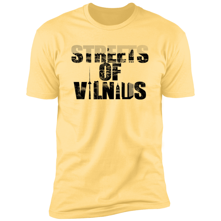 Streets of Vilnius - Men's Next Level Premium Short Sleeve T-Shirt