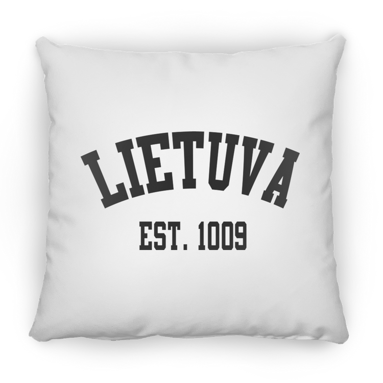 Lietuva Est. 1009 - Large Square Pillow