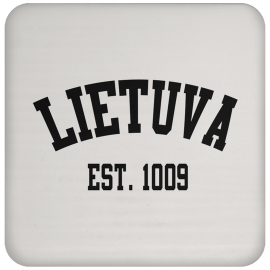 Lietuva Est. 1009 - High Gloss Coaster