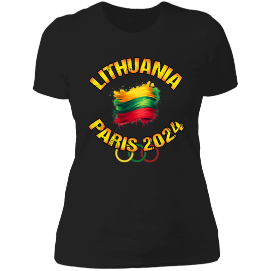 Team Lithuania 2024 Olympics - Women's Next Level Boyfriend Tee