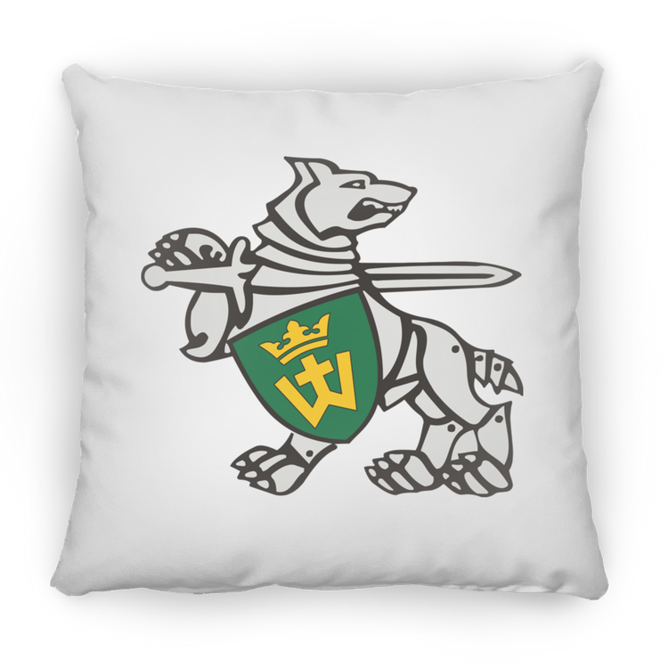 Iron Wolf Mindaugas - Small Square Pillow