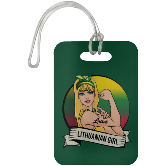 Lithuanian Girl - Luggage Bag Tag