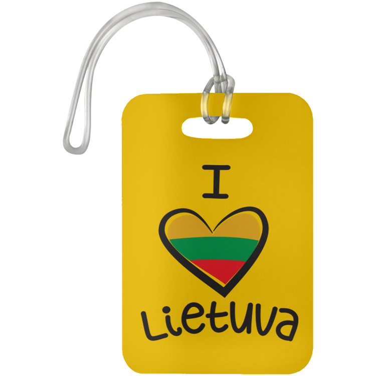 I Love Lietuva - Luggage Bag Tag