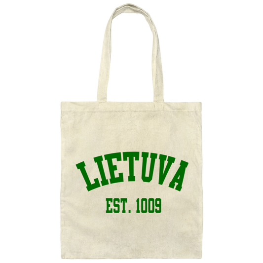 Lietuva Est. 1009 - Canvas Tote Bag