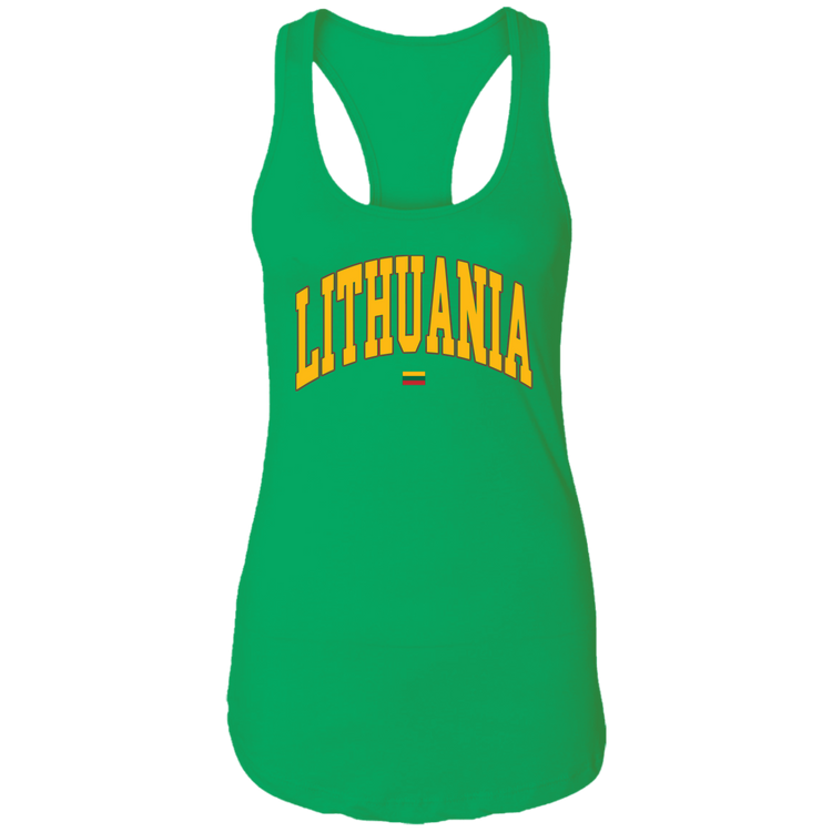 Lithuania - Women's Next Level Racerback Tank