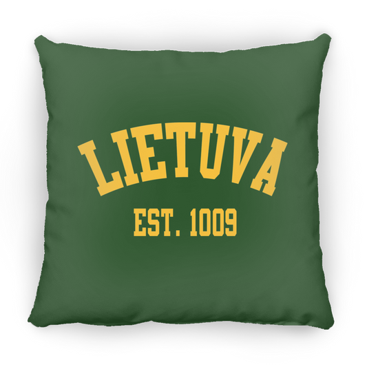 Lietuva Est. 1009 - Small Square Pillow