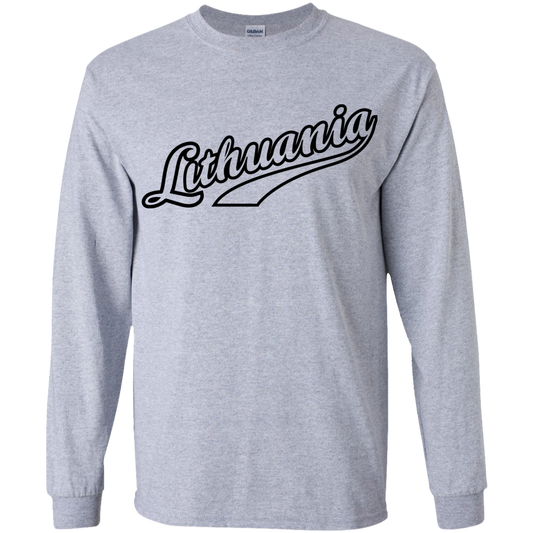 Lithuania - Boys Youth Basic Long Sleeve T-Shirt
