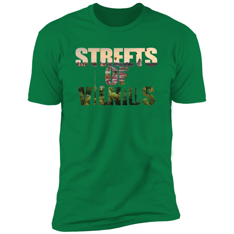 Streets of Vilnius - Men's Next Level Premium Short Sleeve T-Shirt