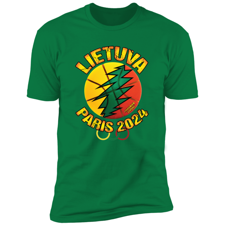 Lietuva Paris 2024 - Men's Next Level Premium Short Sleeve T-Shirt