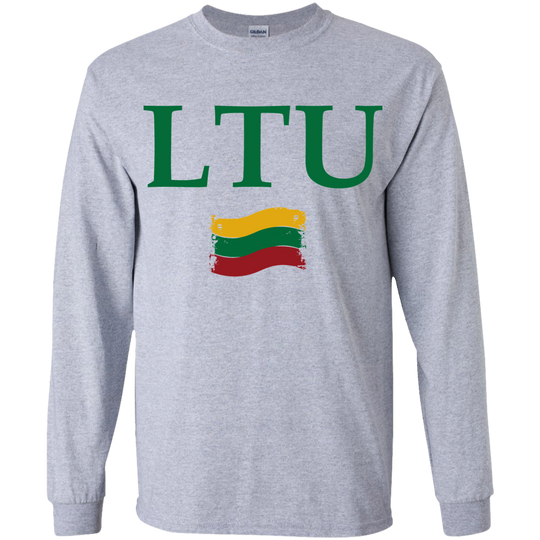 Lietuva LTU - Boys Youth Basic Long Sleeve T-Shirt