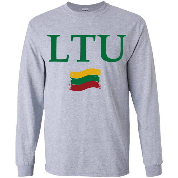 Lietuva LTU - Boys Youth Basic Long Sleeve T-Shirt