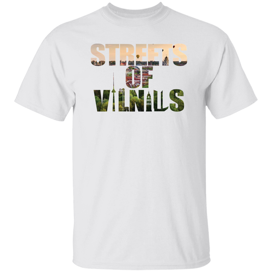 Streets of Vilnius - Men's Classic Short Sleeve T-Shirt