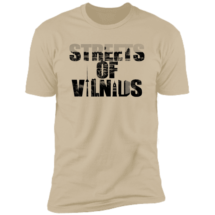 Streets of Vilnius - Men's Next Level Premium Short Sleeve T-Shirt