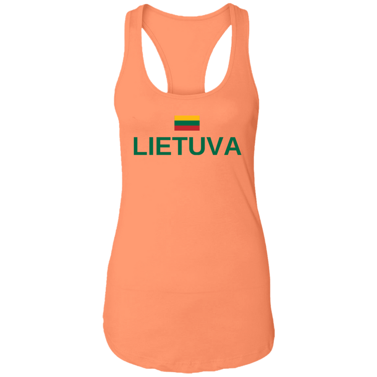 Lietuva - Women's Next Level Racerback Tank