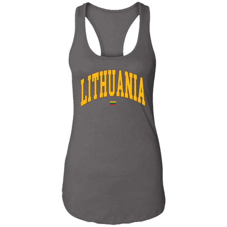 Lithuania - Women's Next Level Racerback Tank