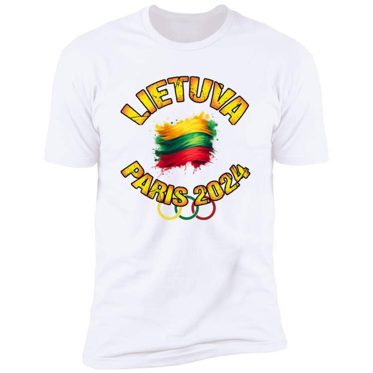 Team Lietuva 2024 Olympics - Men's Next Level Premium Short Sleeve T-Shirt