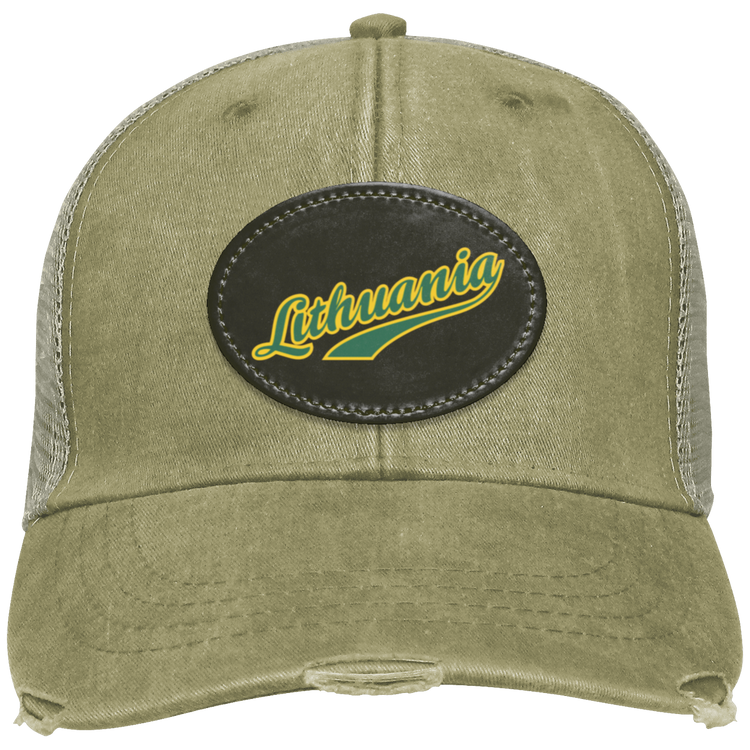 Lithuania Distressed Ollie Cap - Oval Patch