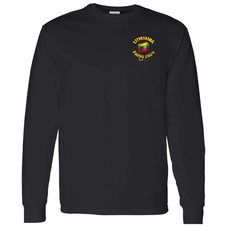 Team Lithuania 2024 Olympics - Men's Classic Cotton Long Sleeve T