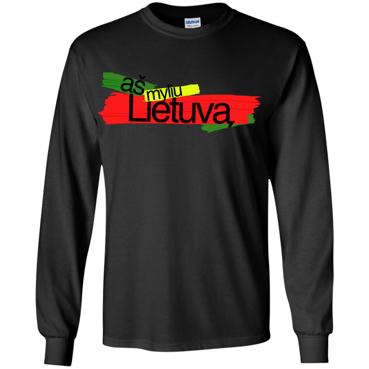 As Myliu Lietuva - Boys Youth Basic Long Sleeve T-Shirt