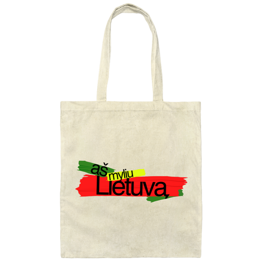 As Myliu Lietuva - Canvas Tote Bag