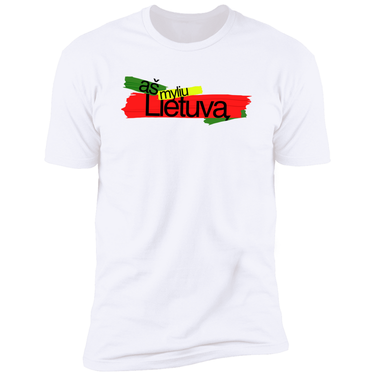 As Myliu Lietuva - Men's Next Level Premium Short Sleeve T-Shirt