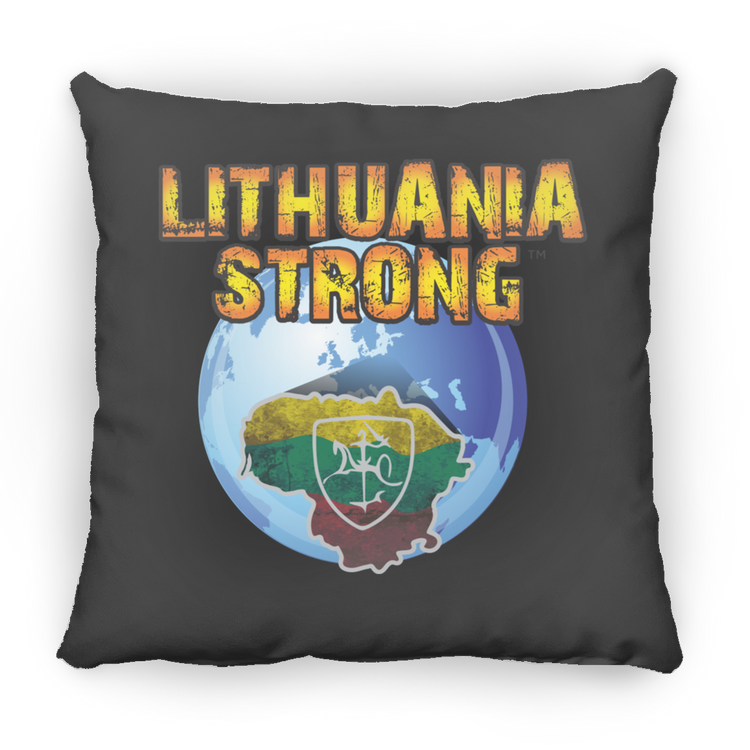 Lithuania Strong - Small Square Pillow