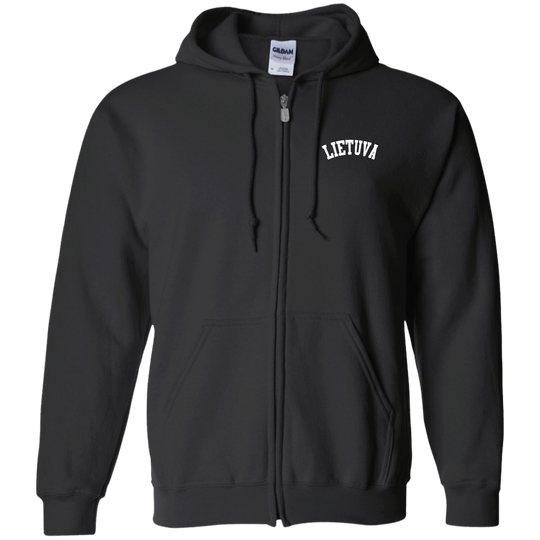 Lietuva - Men/Women Unisex Comfort Full-Zip Hoodie