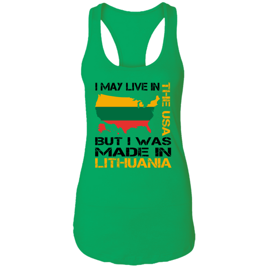 Made in Lithuania - Women's Next Level Racerback Tank