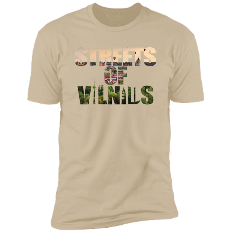 Streets of Vilnius - Men's Next Level Premium Short Sleeve T-Shirt