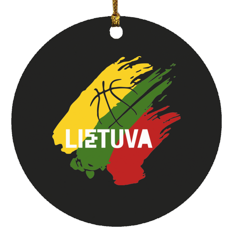 Lietuva BB - MDF Circle Ornament
