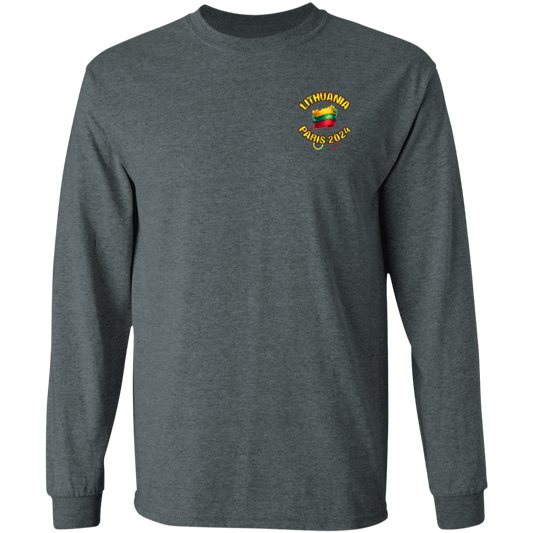 Team Lithuania 2024 Olympics - Men's Classic Cotton Long Sleeve T