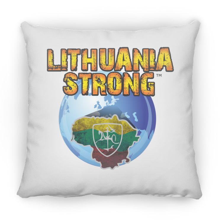 Lithuania Strong - Small Square Pillow