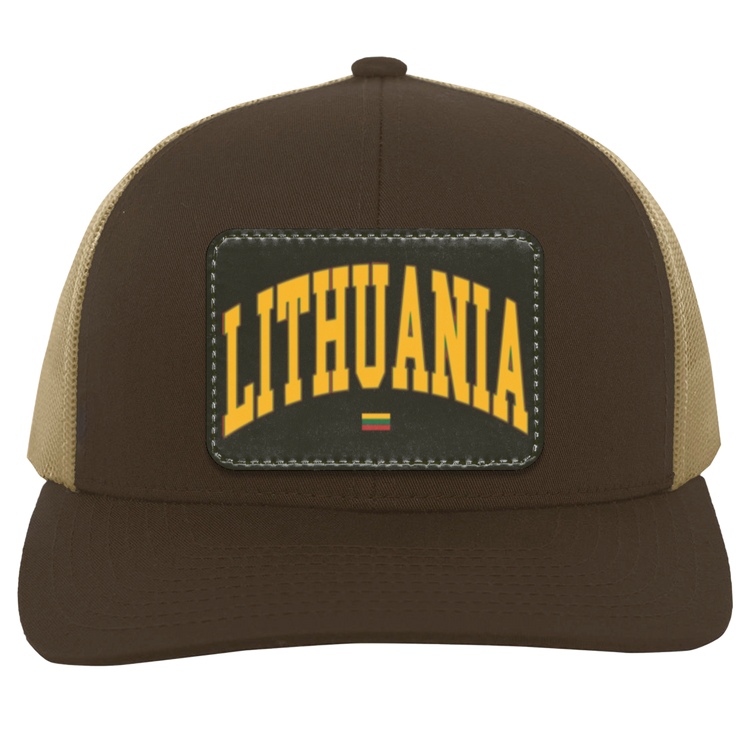 Lithuania Trucker Snap Back - Rectangle Patch