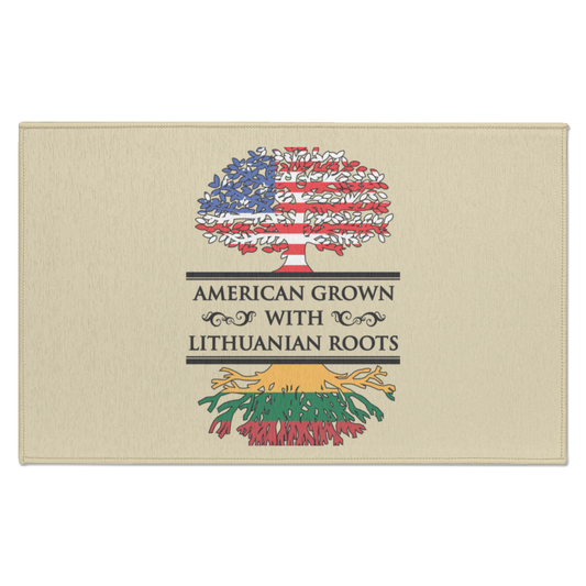 American Grown Lithuanian Roots - Indoor Doormat