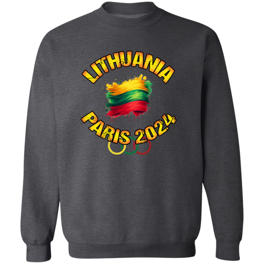 Team Lithuania 2024 Olympics - Men/Women Unisex Comfort Crewneck Pullover Sweatshirt