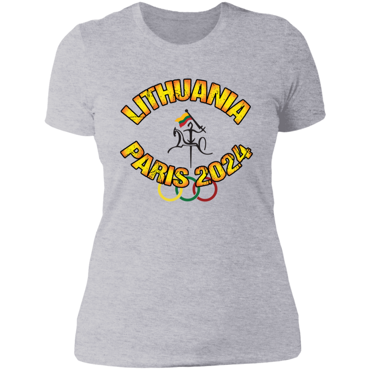 Team Lithuania 2024 Vytis - Women's Next Level Boyfriend Tee