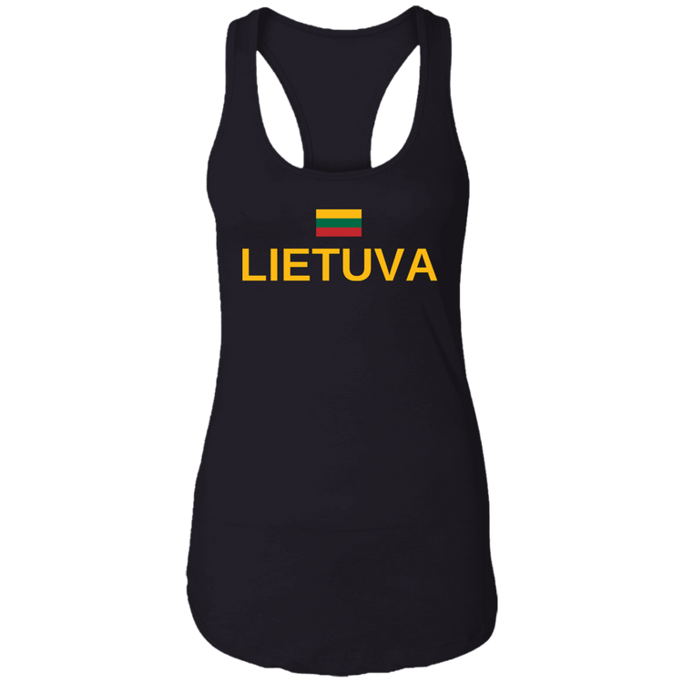 Lietuva - Women's Next Level Racerback Tank