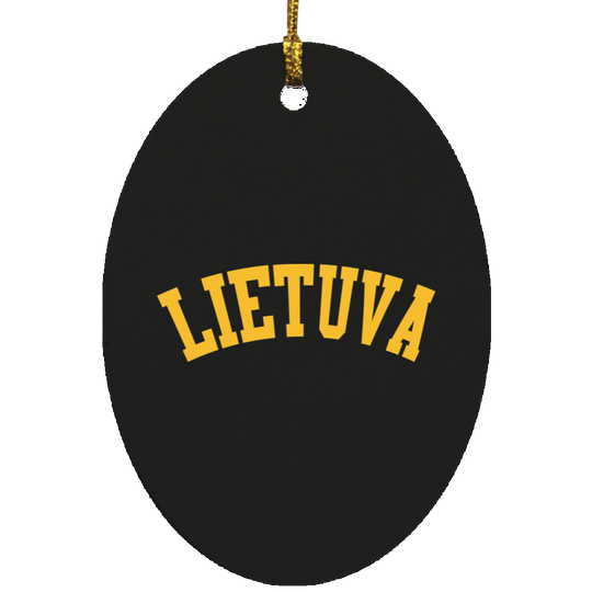 Lietuva - MDF Oval Ornament