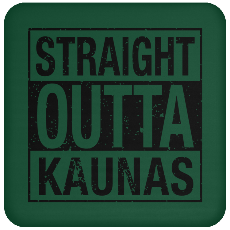 Straight Outta Kaunas - High Gloss Coaster