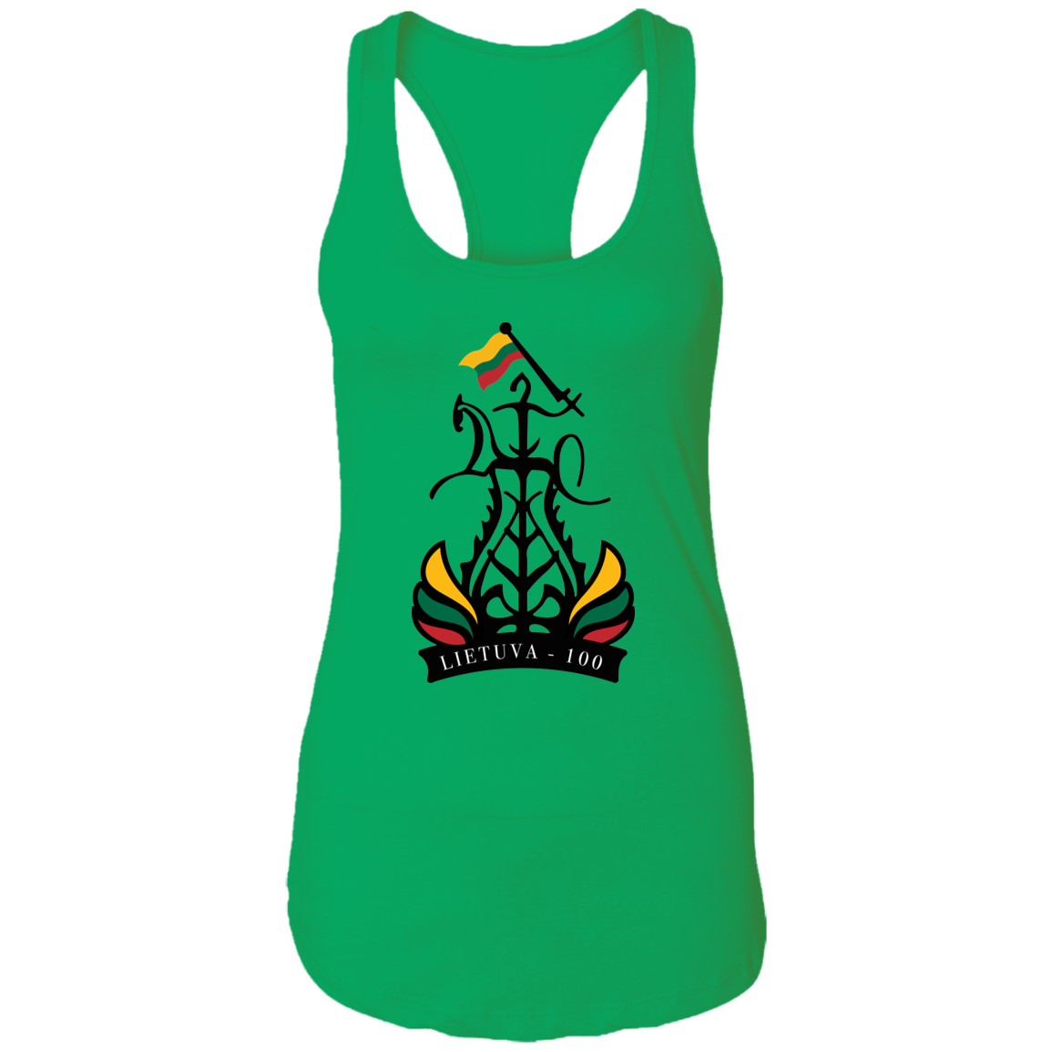 Lietuva 100 Restored - Women's Next Level Racerback Tank