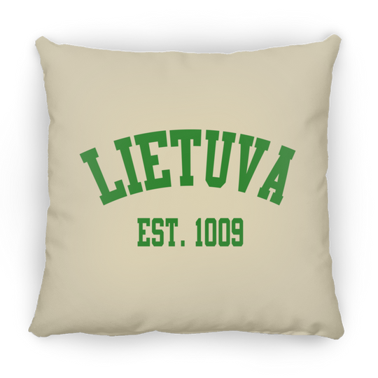 Lietuva Est. 1009 - Large Square Pillow