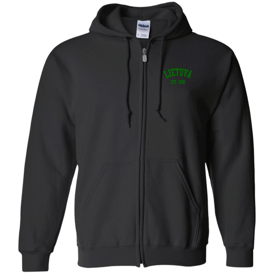 Lietuva Est. 1009 - Men's Basic Full-Zip Hoodie