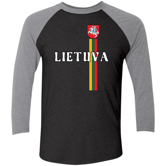 Lietuva Vytis - Men's Next Level Premium 3/4  Sleeve