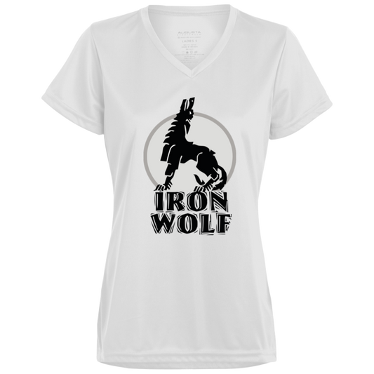 Iron Wolf LT - Women's Augusta Activewear V-Neck Tee