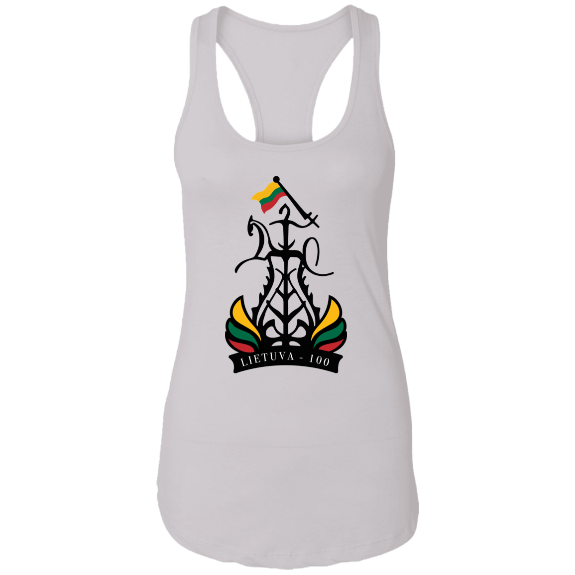 Lietuva 100 Restored - Women's Next Level Racerback Tank